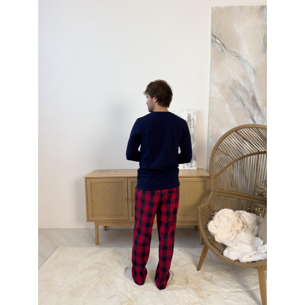 Фото  чоловічі піжамні штани cosy з фланелі 