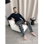 Фото  чоловічі піжамні штани cosy в клітину