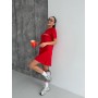 Фото  футболка-туніка be happy, червона