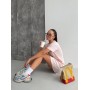 Фото  футболка-туніка be happy, ніжно-рожева