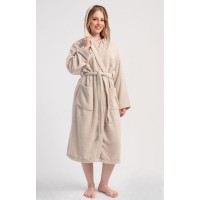 Халат жіночий махровий з капюшоном