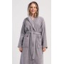 Зображення  халат жіночий махровий з капюшоном Зображення  халат жіночий махровий з капюшоном