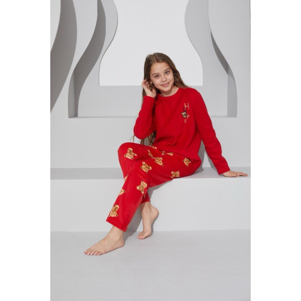 Зображення  піжама дитяча тепла з флісу полар hope