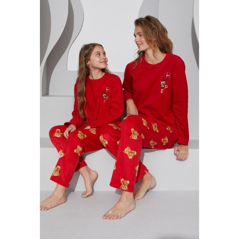 Зображення  піжама дитяча тепла з флісу полар hope