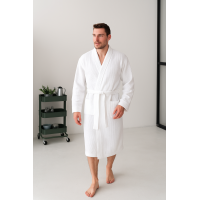 Чоловічий вафельний халат 