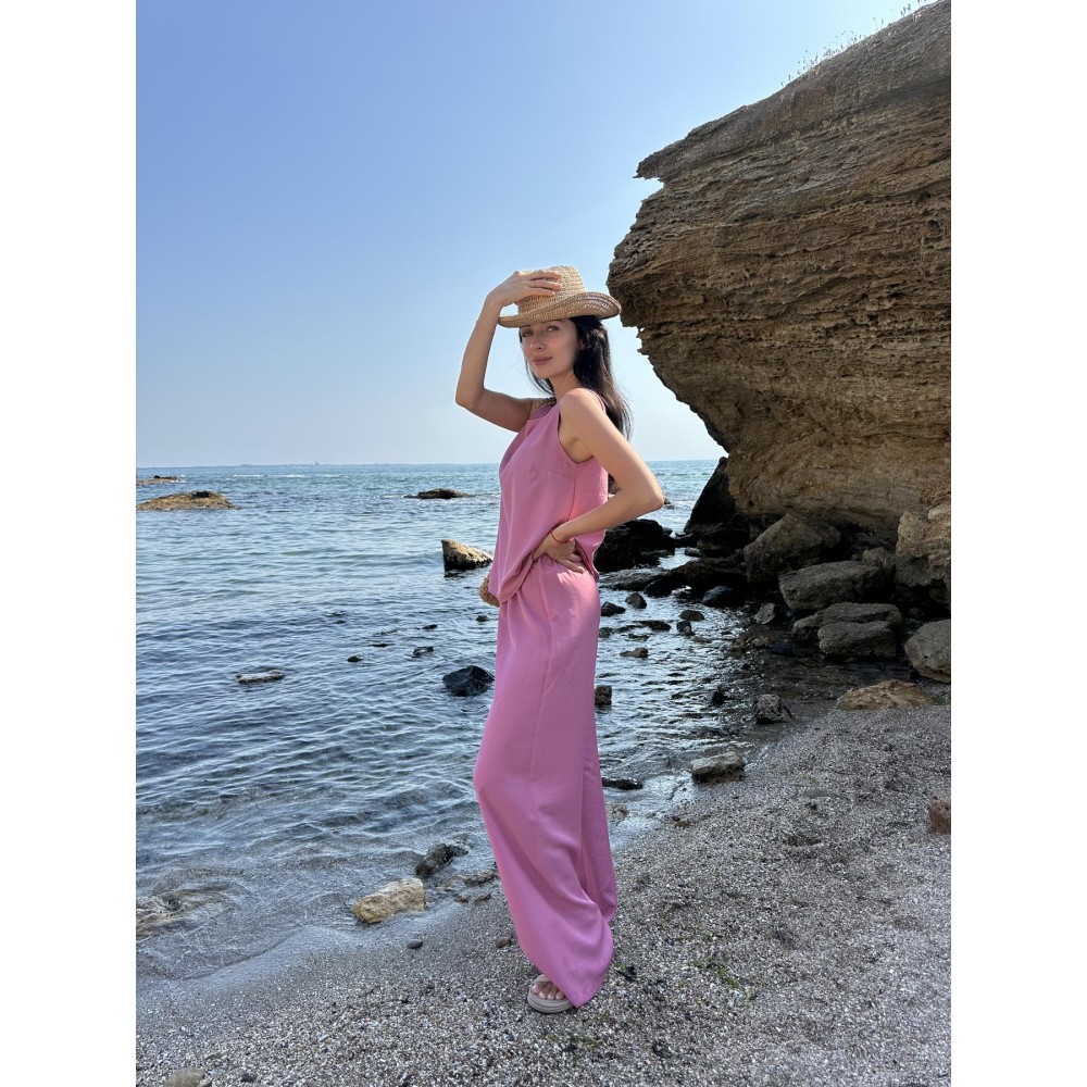 Зображення  жіночий комплект (майка+штани) lumia, темн-рожевий