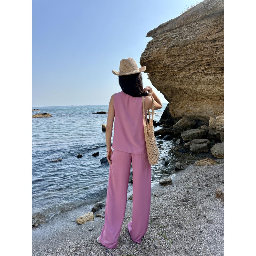 Зображення  жіночий комплект (майка+штани) lumia, темн-рожевий