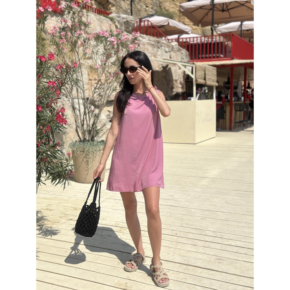 Зображення  жіноча коротка сукня lumia, темно-рожева