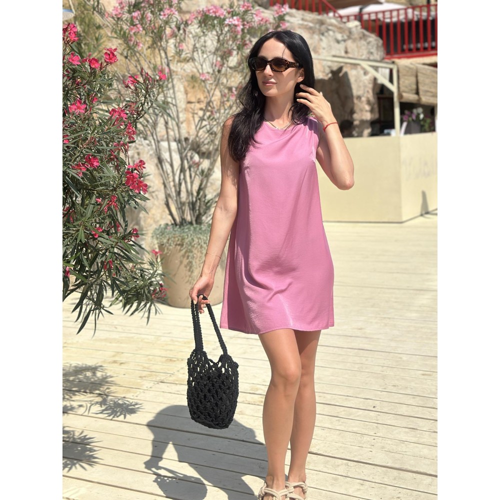 Зображення  жіноча коротка сукня lumia, темно-рожева