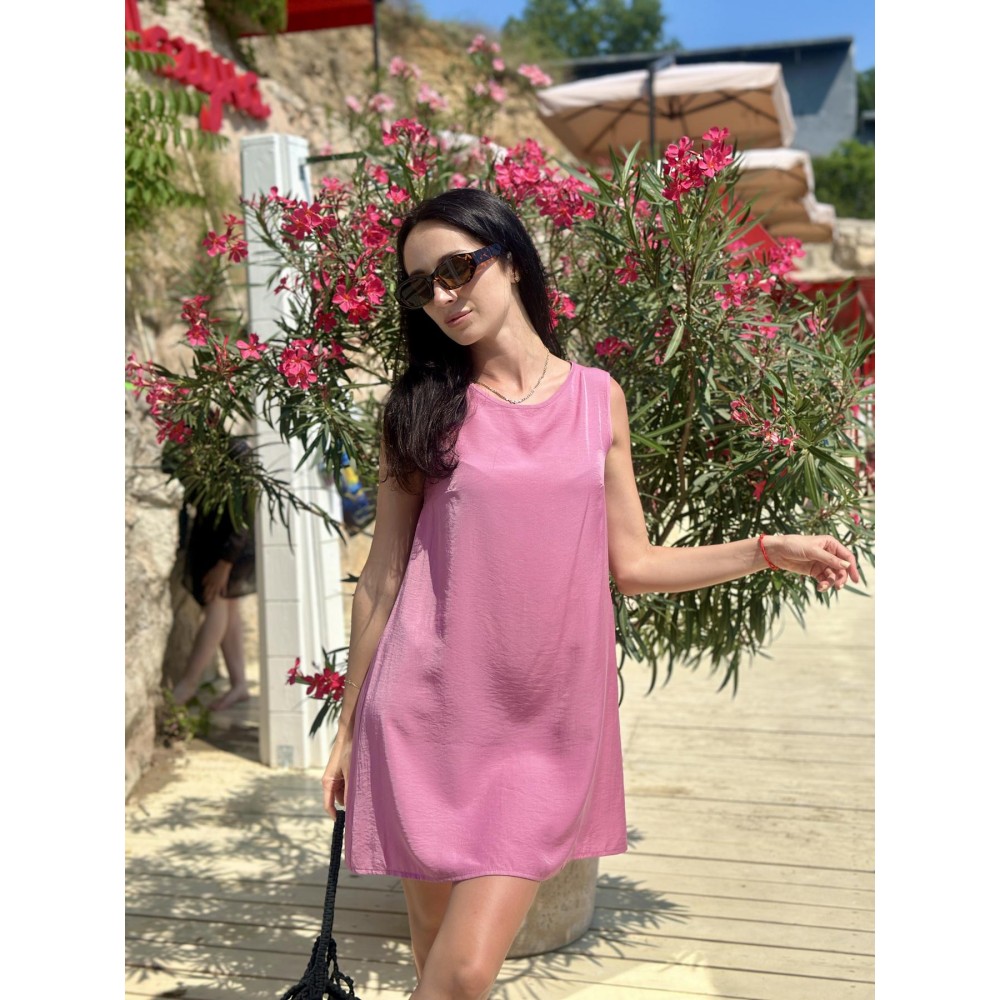 Зображення  жіноча коротка сукня lumia, темно-рожева