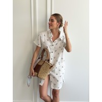 Пляжна туніка з мусліну "Морська Мрія"