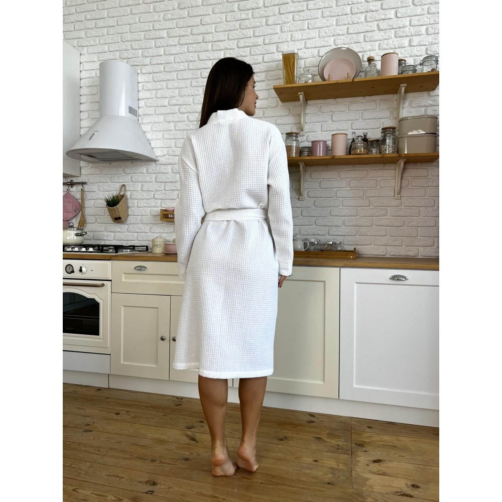 Зображення  жіночий вафельний халат 