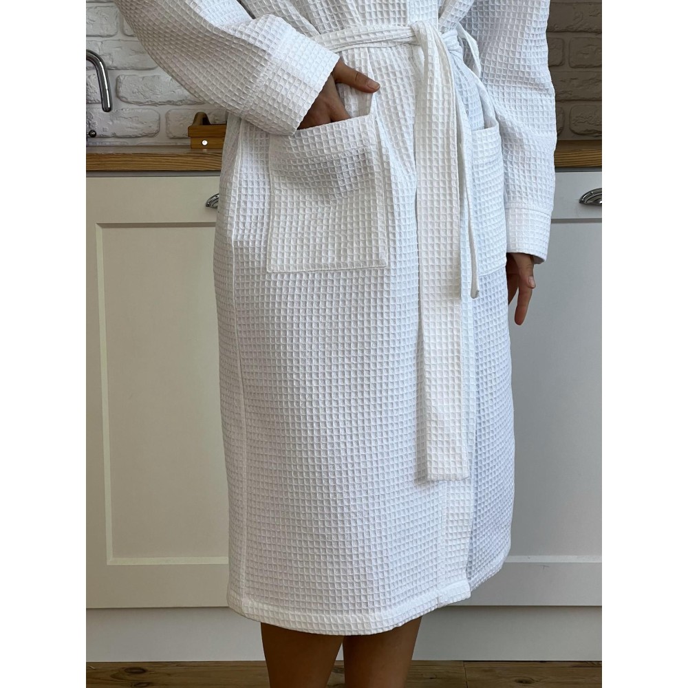 Зображення  жіночий вафельний халат 