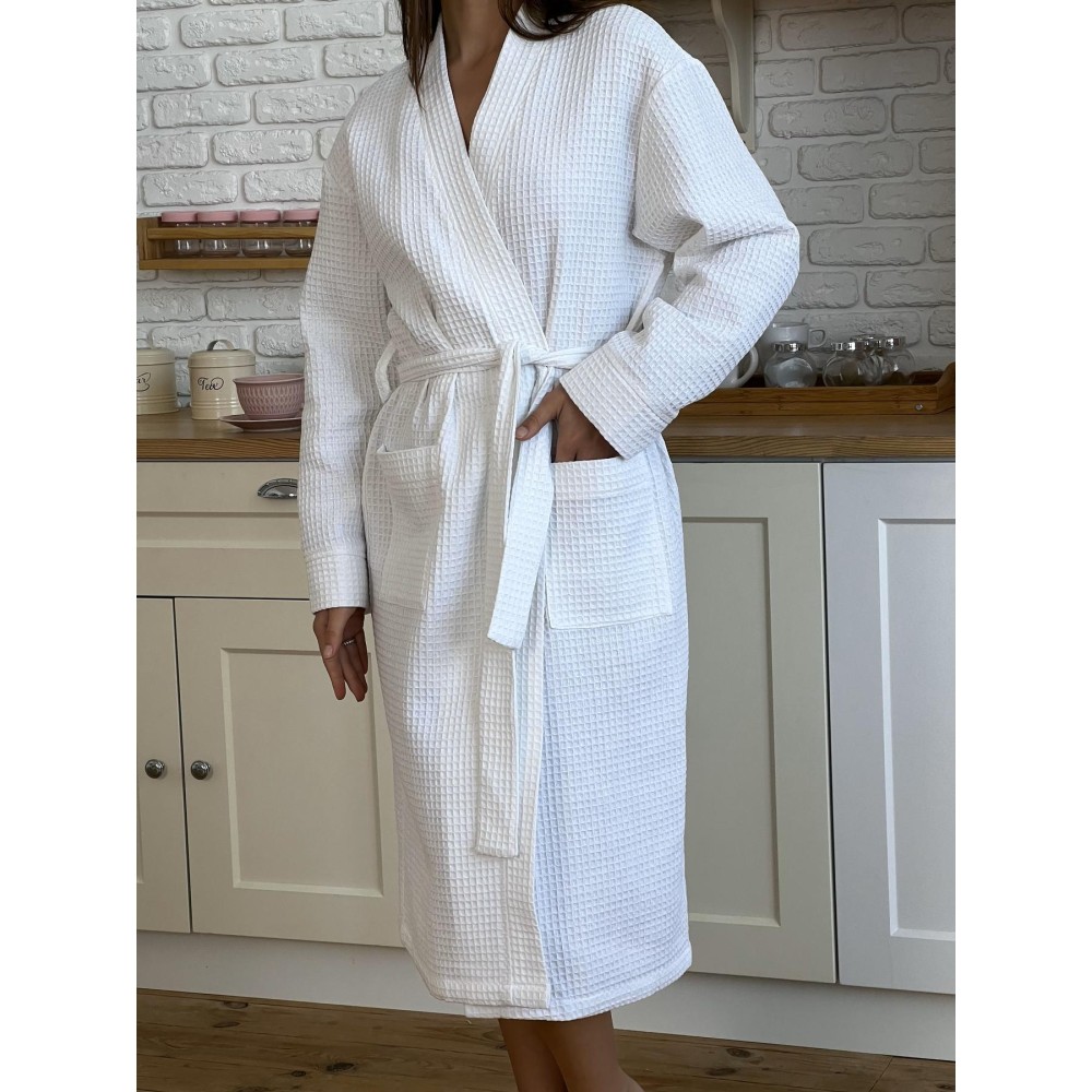 Зображення  жіночий вафельний халат 