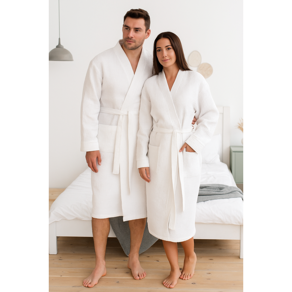 Зображення  жіночий вафельний халат 