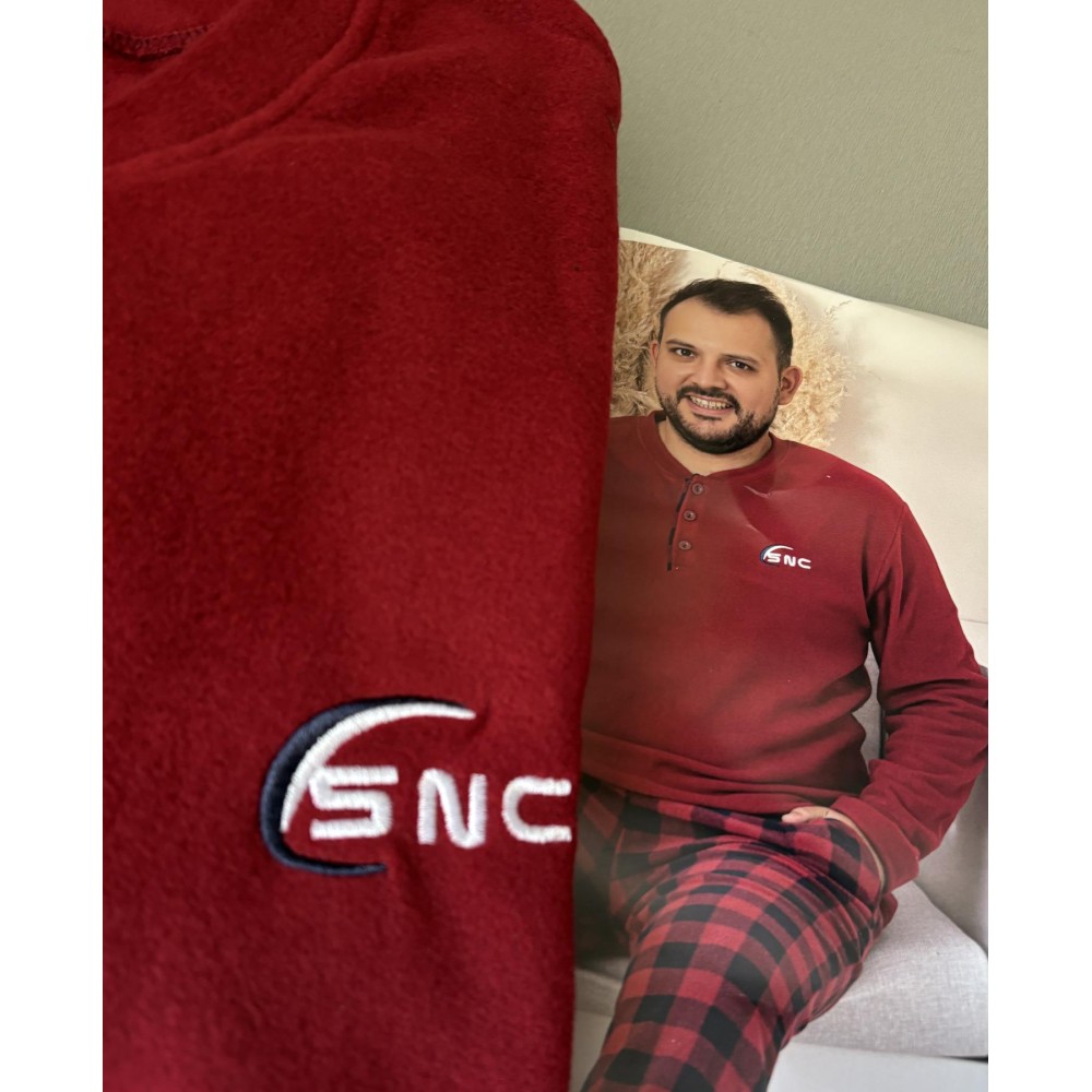 Фото  чоловіча тепла піжама з флісу полар big size