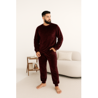Піжама чоловіча COY тепла "Теплик", шоколад