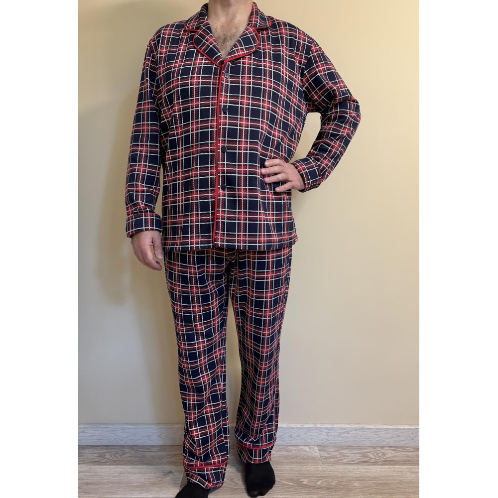 Фото  чоловіча тепла піжама cosy з начосом 