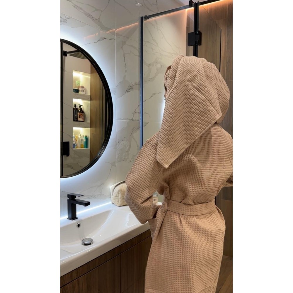 Зображення  жіночий подарунковий набір bella3 халат та рушник, Зображення  жіночий подарунковий набір bella3 халат та рушник,