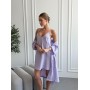 Зображення  жіночий подарунковий набір lavanda халат+сорочка Зображення  жіночий подарунковий набір lavanda халат+сорочка