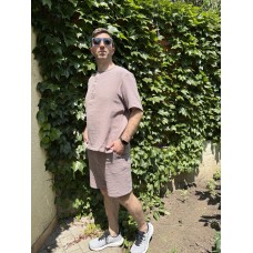 Чоловічий комплект з шортами COSY мусліновий 