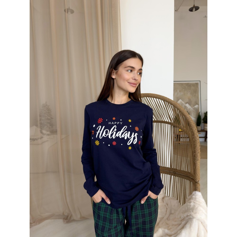 Зображення  жіночий новорічний домашній комплект 