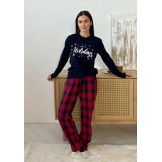 Жіночий новорічний домашній комплект 