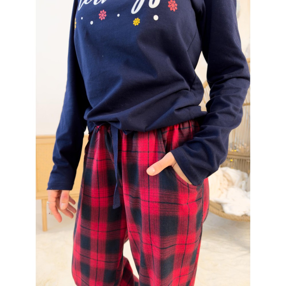 Зображення  жіночий новорічний домашній комплект 