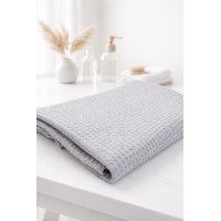 Банний рушник 50*90 cірий