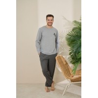 Чоловіча бавовняна піжама 