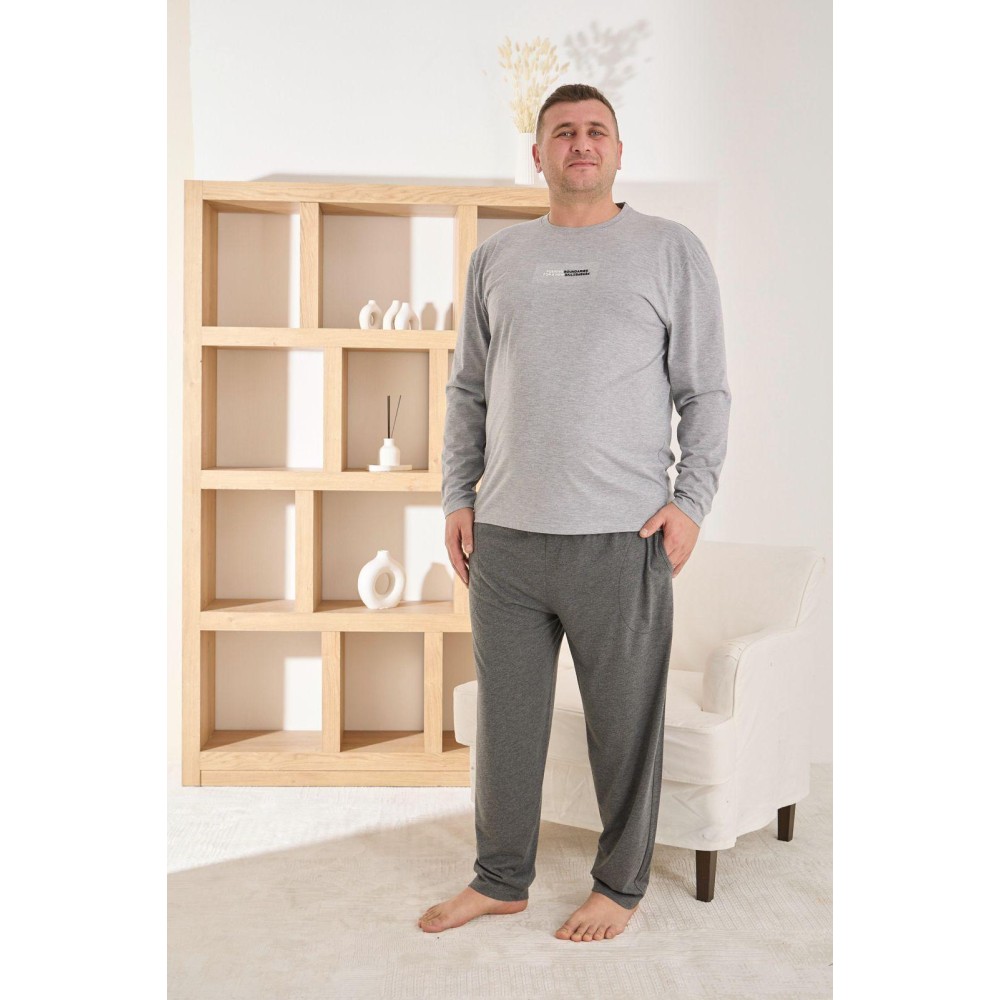 Фото  чоловіча бавовняна піжама 