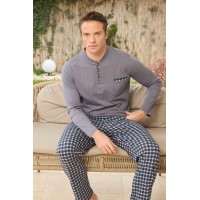 Чоловіча бавовняна піжама 