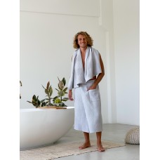 Банний набір для чоловіків(кілт +рушник), світло-