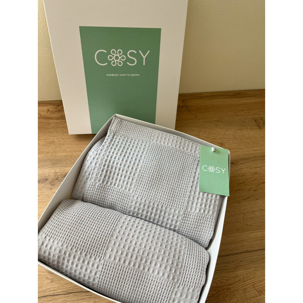 Фото  банний набір для чоловіків(кілт +рушник), світло-