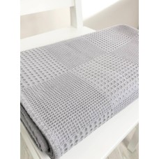 Банний рушник мозаїка 70*140 світло сірий