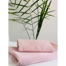 Банний рушник обличчя та руки Мозаїка пудра 50*90