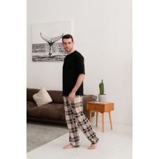 Піжама Every day бавовняна(штани+футболка), клітина
