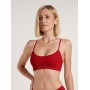 Зображення  жіночий безшовний топ-брасьер в рубчик giulia cami top rib s/m