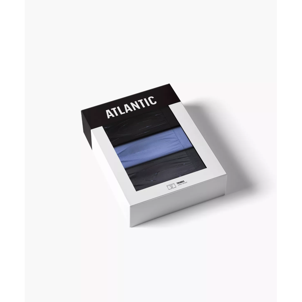 Зображення  труси шорти чоловічі боксери atlantic 3mh-210 wl25 l