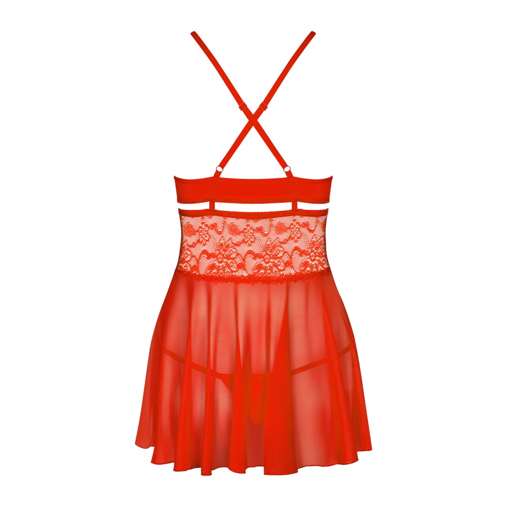 Зображення  комплект obsessive 838-bab-3 babydoll l/xl