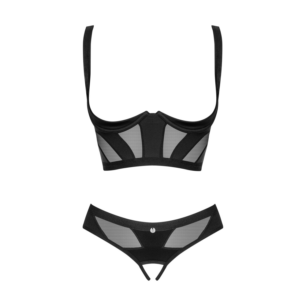 Фото  комплект obsessive chic amoria set otwarty