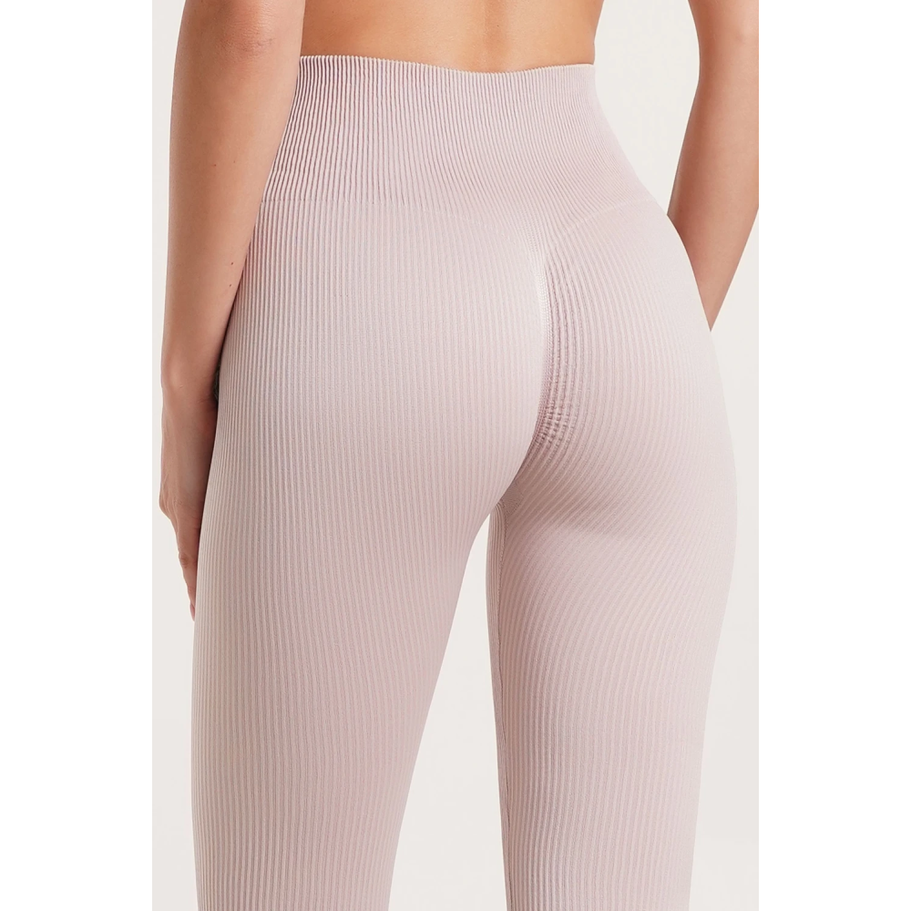 Фото  легінси жіночі в рубчик з пуш-ап giulia leggings rib