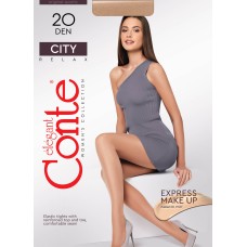 Класичні жіночі колготки жін. CE CITY 20, р., Bronz