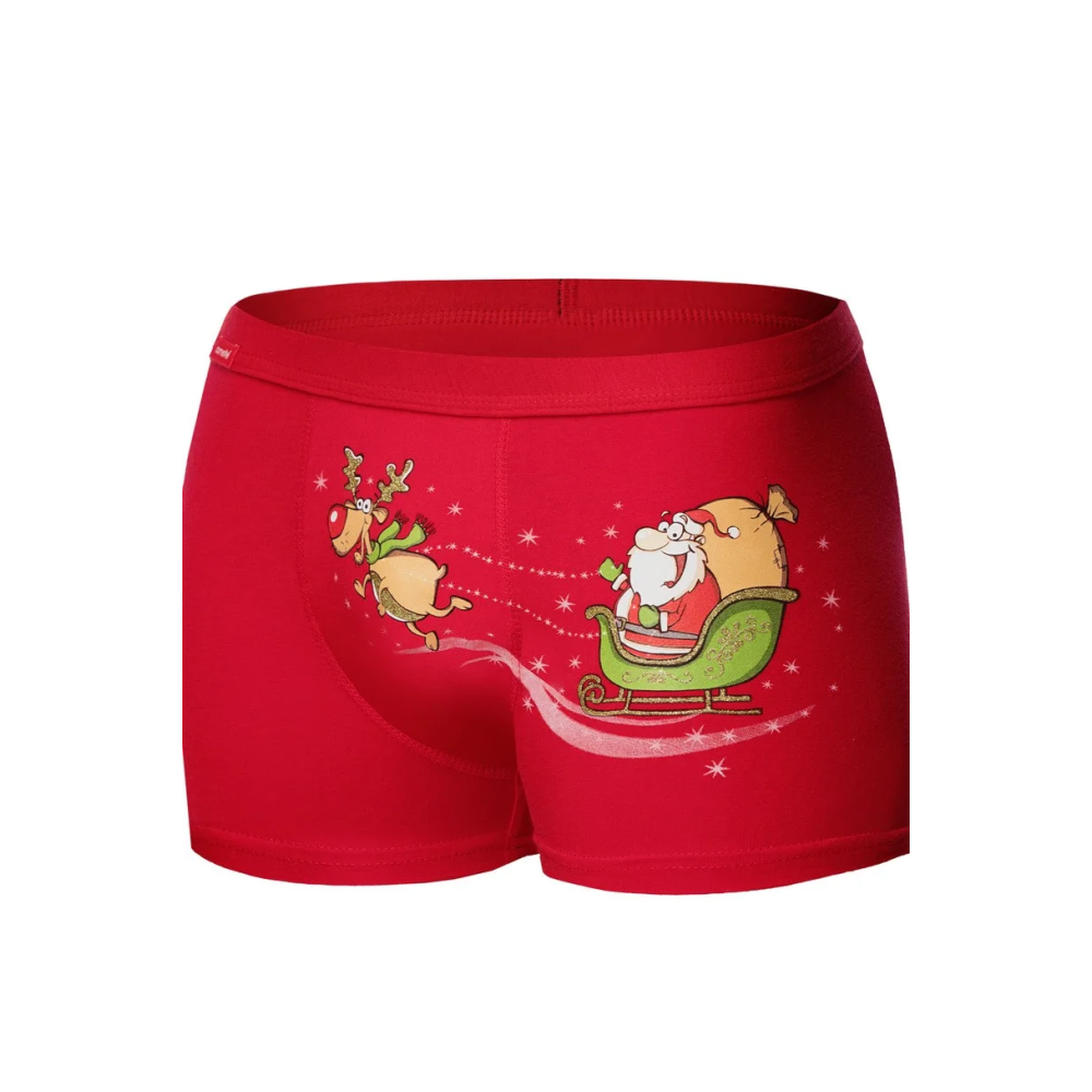 Фото  труси шорти чоловічі труси cornette bs 007/67 santa's sleigh