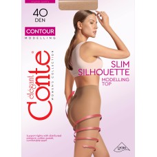 Корекційні жіночі колготки жін. CONTOUR 40, р., Bronz