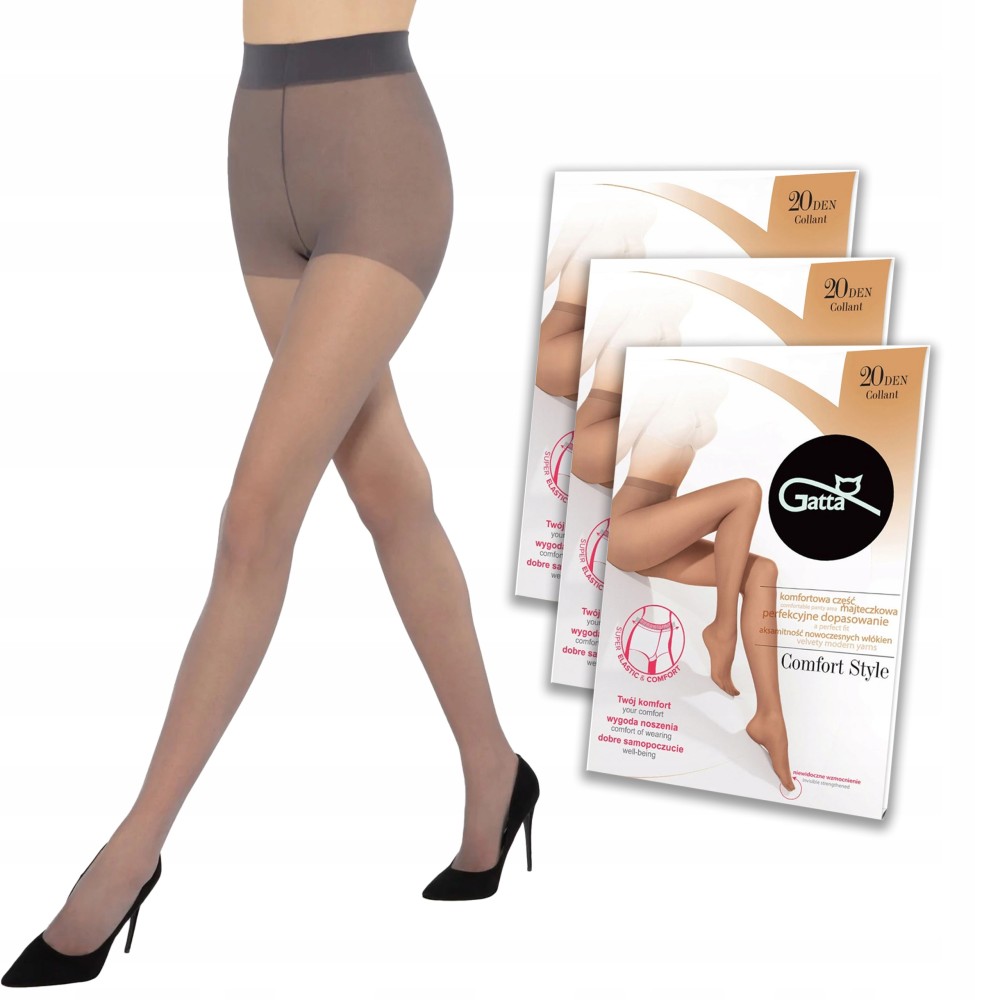 Зображення  класичні жіночі колготки gatta comfort style 20 xl 5
