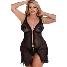 Комбінація anais Dixie Черный 3XL/4XL(XL+)