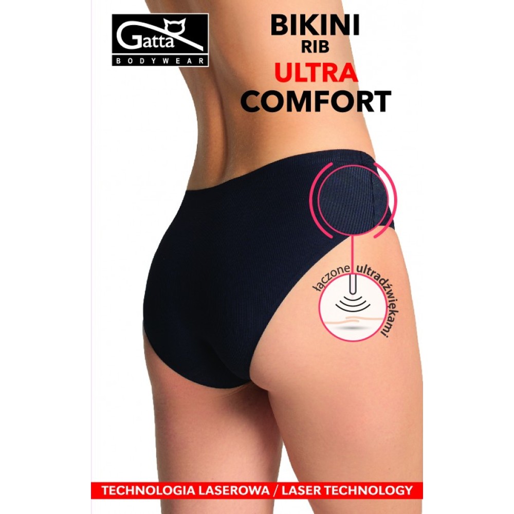 Зображення  сліпи жіночі труси gatta bikini rib ultra comfort
