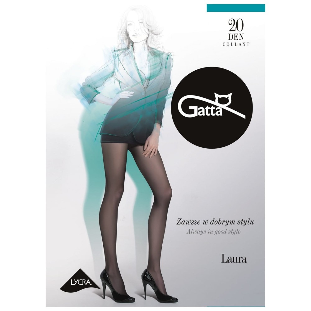 Зображення  класичні жіночі колготки gatta laura 20 den 5-xl