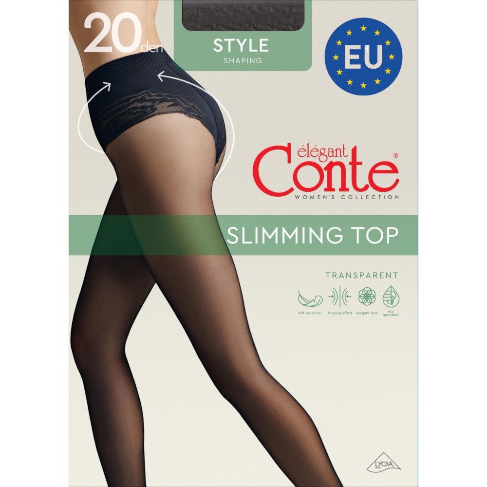 Зображення  класичні жіночі колготки жін. ce style 20 (eu), р.2, nero